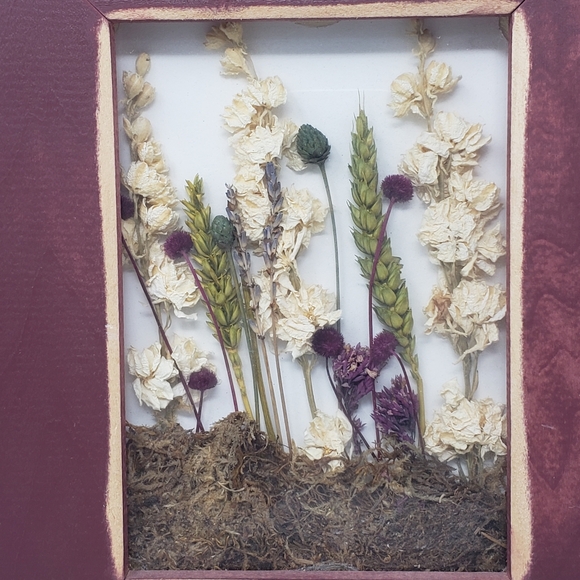 Framed "Dry Flower" Art - Picture 6 of 10